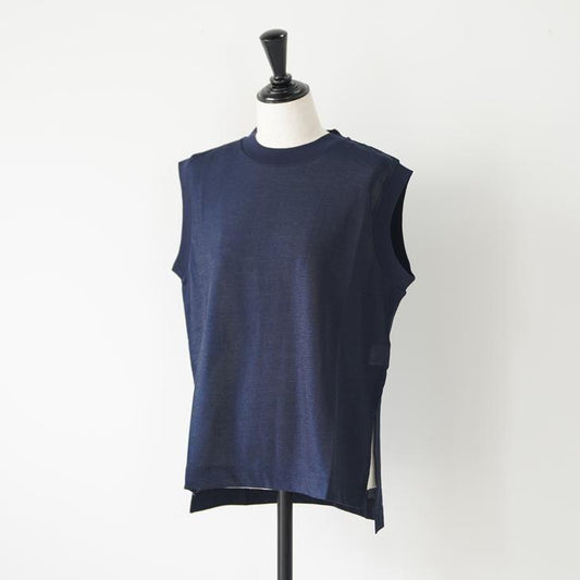 MANON (マノン) | SHINEENS TEE (navy / khaki) | トップス お灑落 (mnn-c-151)