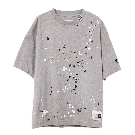 EMBELLISHED DISTRESSED TEE(30b) (Maison MIHARA YASUHIRO)