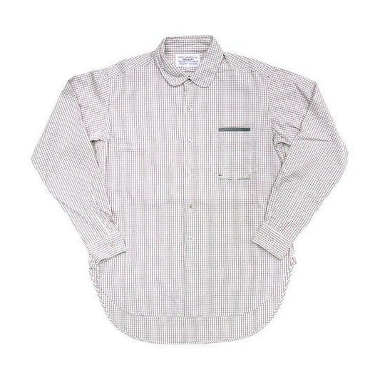 pinned collar shirt (tattersall)  (PL24-SH003)
