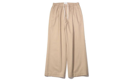 superNova. WIDE EASY PANTS - LYOCELL CHINO / BEIGE (superNova.)