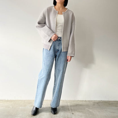 低腰牛仔褲 淺藍色 (CB4539)