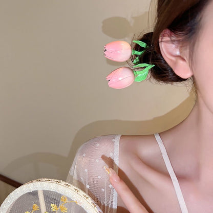 一輪 鬱金香 POP 髮簪 (AO4669)