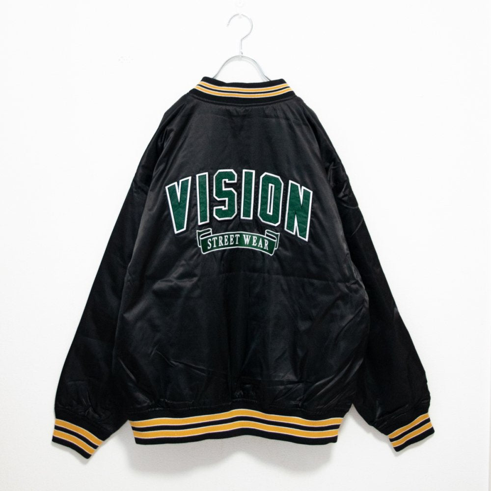 VISION STREET WEAR 可逆中空絎縫夾克 黑色［特價］ (CT6827BK)