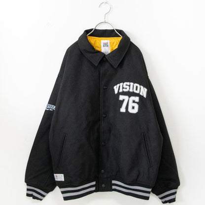 VISION STREET WEAR 羊毛教練夾克 風衣 黑色［特價］ (CT6816BK)