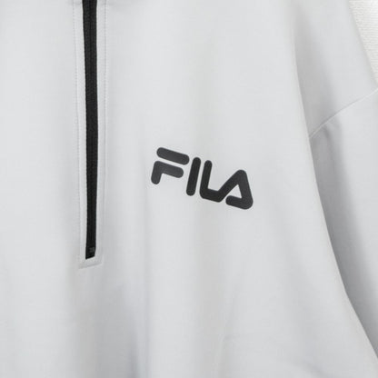 FILA 菲拉 彈力 切換半拉鍊 夾克 灰色 FM6005［特賣］ (CT6777)