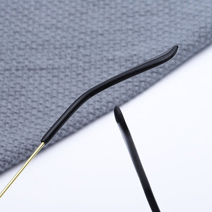 半框無鏡 二次元眼鏡 黑色［特價］ (AO4598BK)