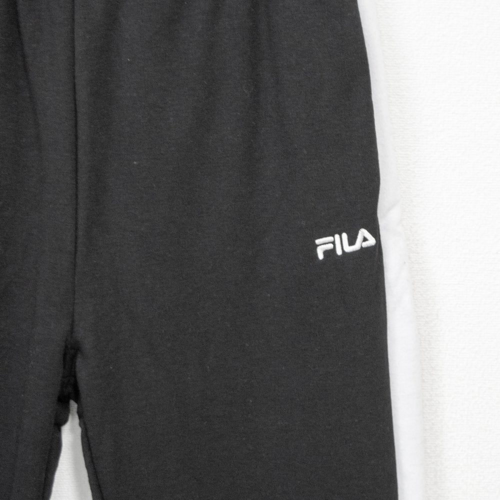 FILA 菲拉 Logo側線內毛衛衣運動褲 黑色［特價］ (CB4486BK)