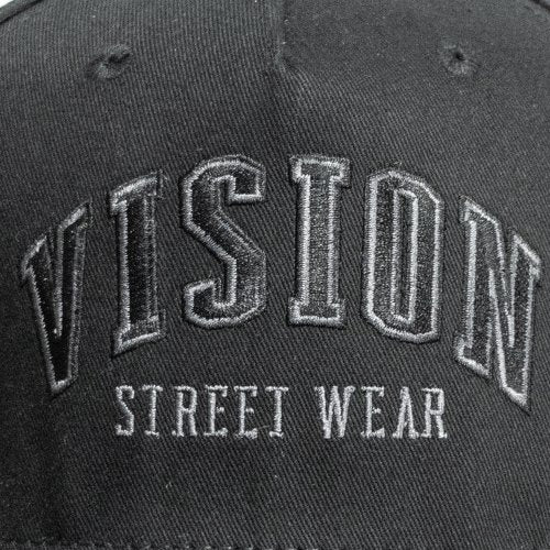 VISION STREET WEAR 帆布棒球帽 黑色［特價］ (HH4206)