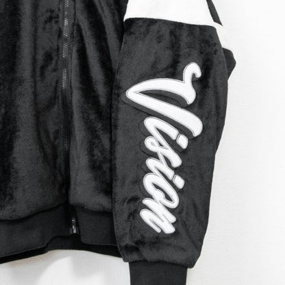 VISION STREET WEAR 袖徽章 羊毛夾克 黑色［特價］ (CT6553BK)
