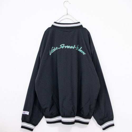 VISION STREET WEAR 尼龍貼布運動夾克 黑色［特價］ (CT6477BK)