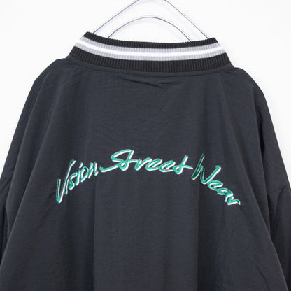 VISION STREET WEAR 尼龍貼布運動夾克 黑色［特價］ (CT6477BK)