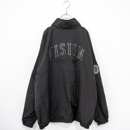 VISION STREET WEAR 經典徽章 尼龍夾克外套 黑色［特價］ (CT6464BK)