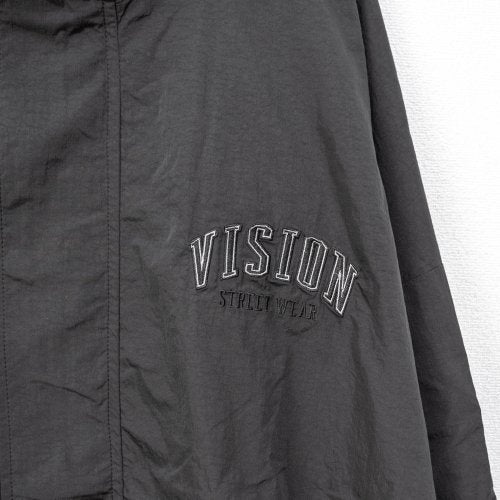 VISION STREET WEAR 經典徽章 尼龍夾克外套 黑色［特價］ (CT6464BK)