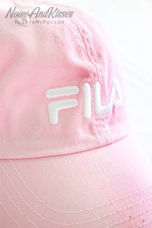 FILA LINEAR標誌 低帽 粉色［特價］ (FL0007PK)