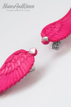 XTS雙翼髮夾套裝 深粉色 100日元一套［特價］ (XH0005DPK)