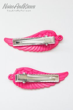 XTS雙翼髮夾套裝 深粉色 100日元一套［特價］ (XH0005DPK)