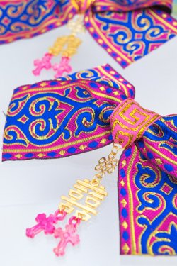 XTS中國風絲帶髮夾套裝13 (XT4615-F)