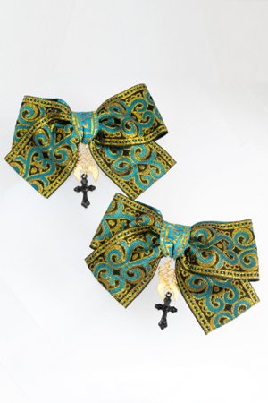 XTS中國風絲帶髮夾套裝12件XT4615-G