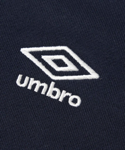 聯名 UMBRO 單點標誌刺繡 內胎起毛半拉鍊運動衫【部分】