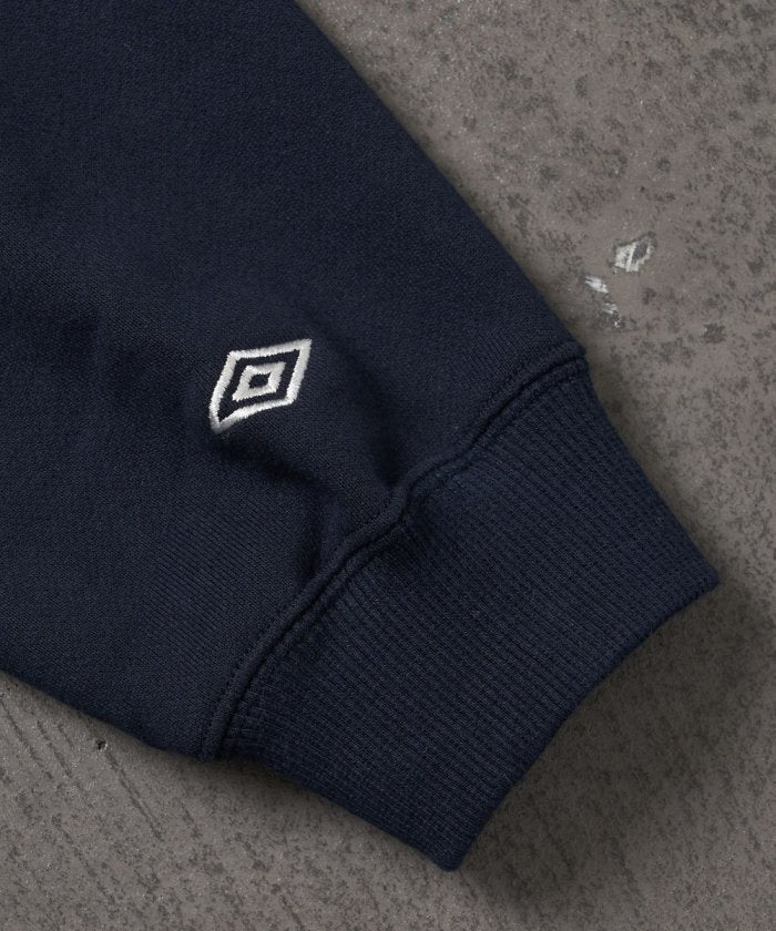 聯名 UMBRO 單點標誌刺繡 內胎起毛半拉鍊運動衫【部分】