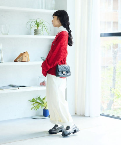 聯名迷你電纜針織套頭衫