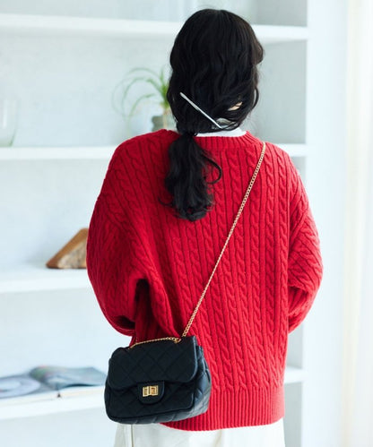 聯名迷你電纜針織套頭衫