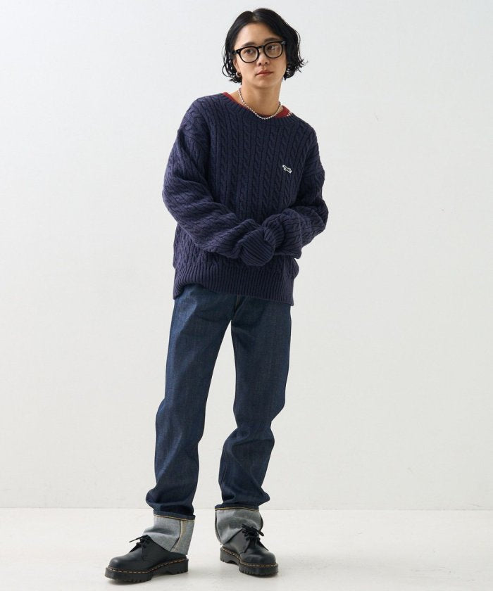 聯名迷你電纜針織套頭衫