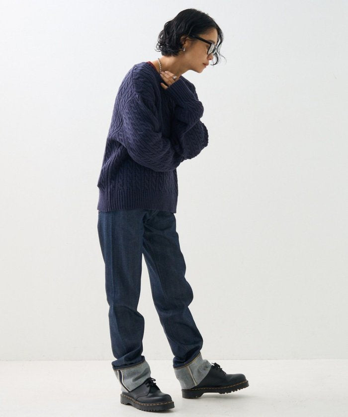 聯名迷你電纜針織套頭衫