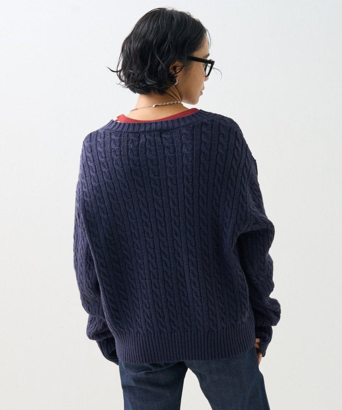 聯名迷你電纜針織套頭衫