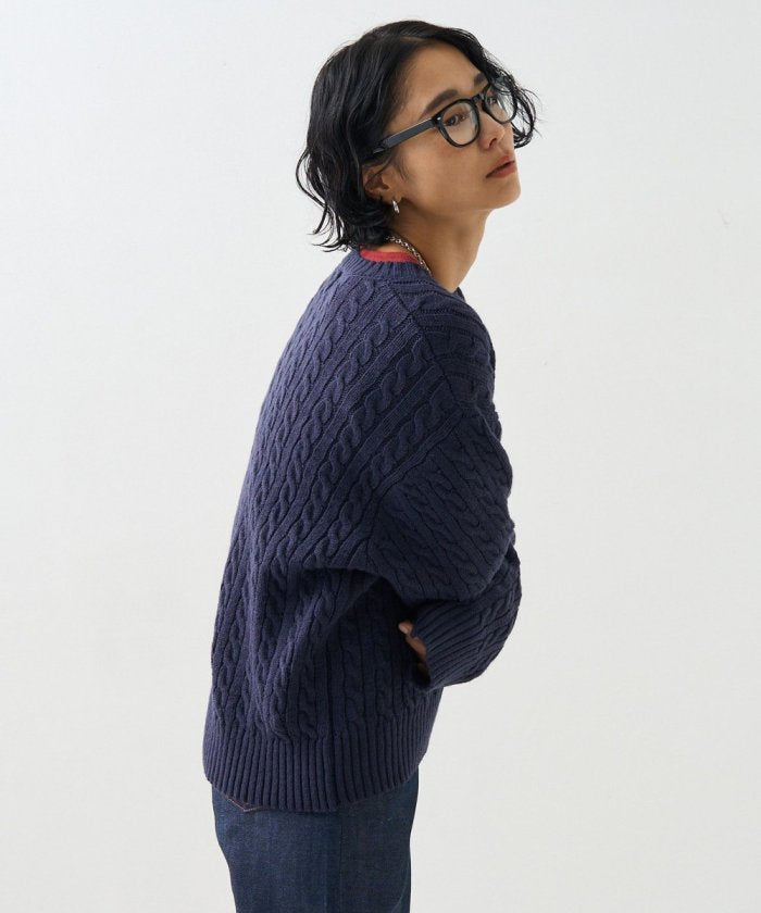 聯名迷你電纜針織套頭衫