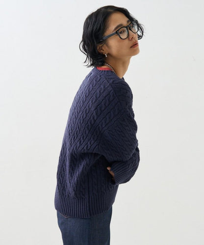 聯名迷你電纜針織套頭衫