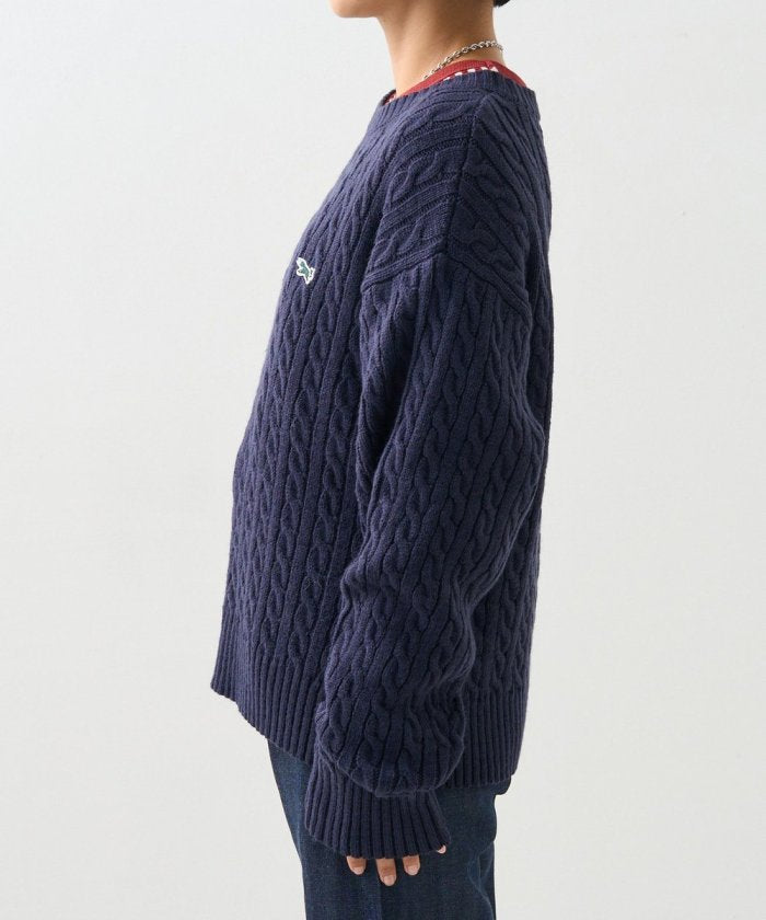 聯名迷你電纜針織套頭衫