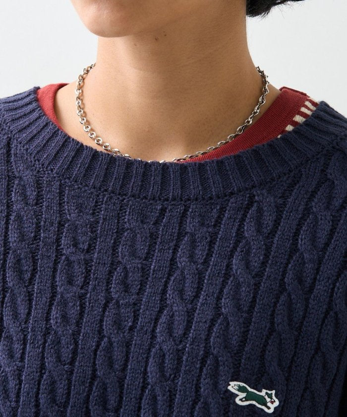 聯名迷你電纜針織套頭衫