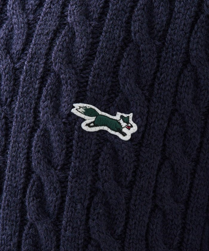 聯名迷你電纜針織套頭衫