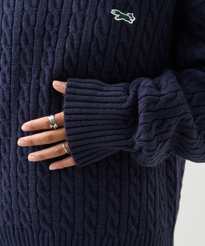 聯名迷你電纜針織套頭衫