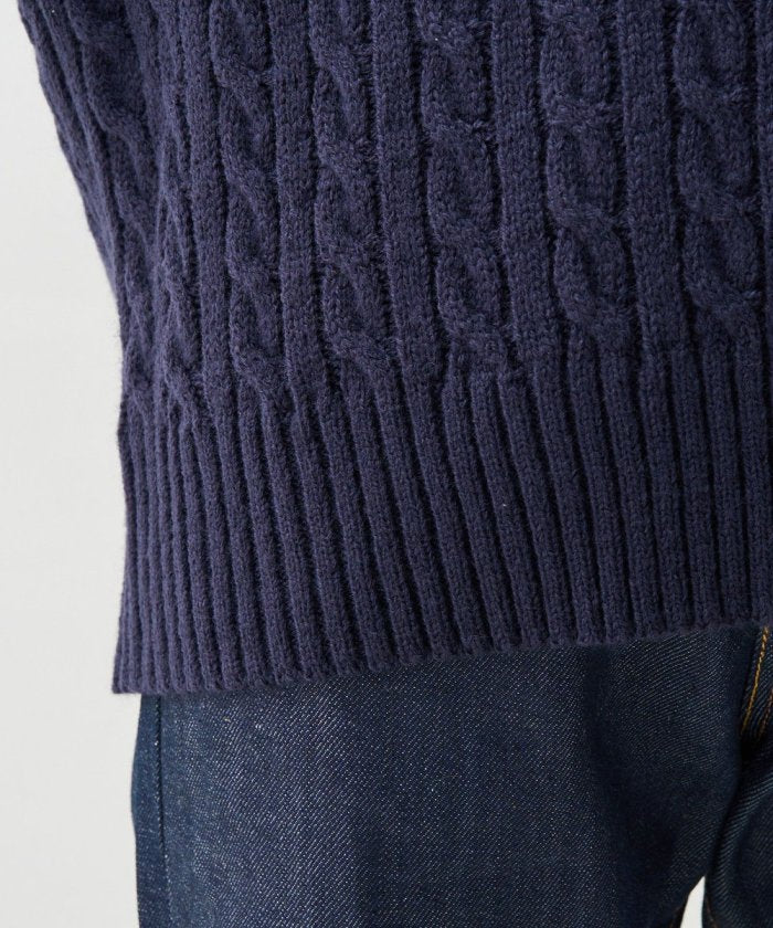 聯名迷你電纜針織套頭衫