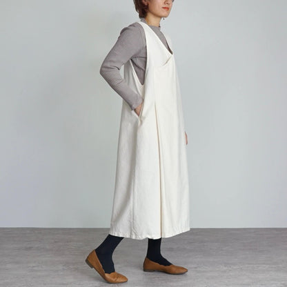 【福袋】高領針織上衣/粉米色＋連衣裙/米白色