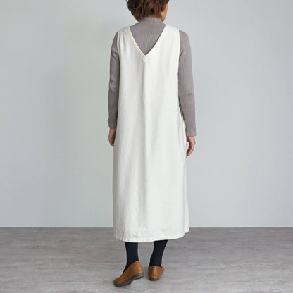 【福袋】高領針織上衣/粉米色＋連衣裙/米白色