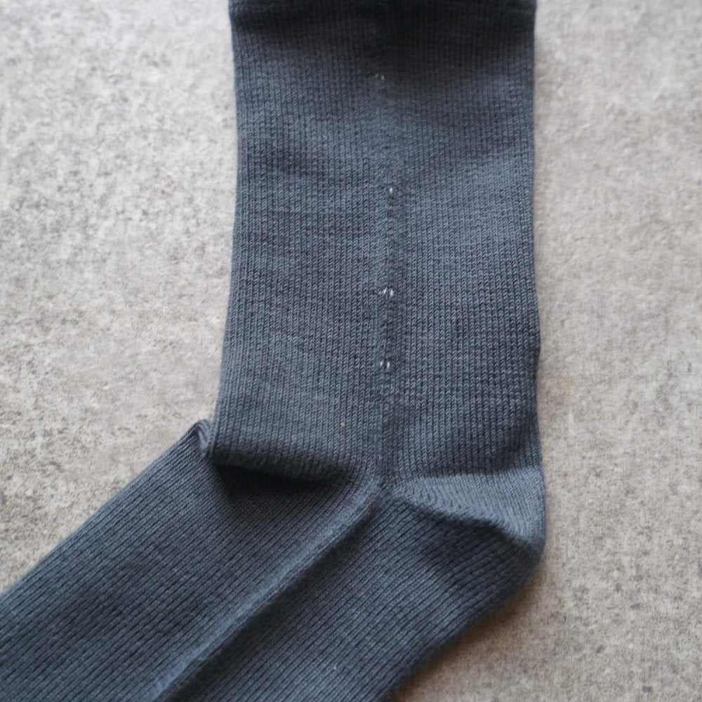 棉質自然色襪子/黑色/22-27厘米