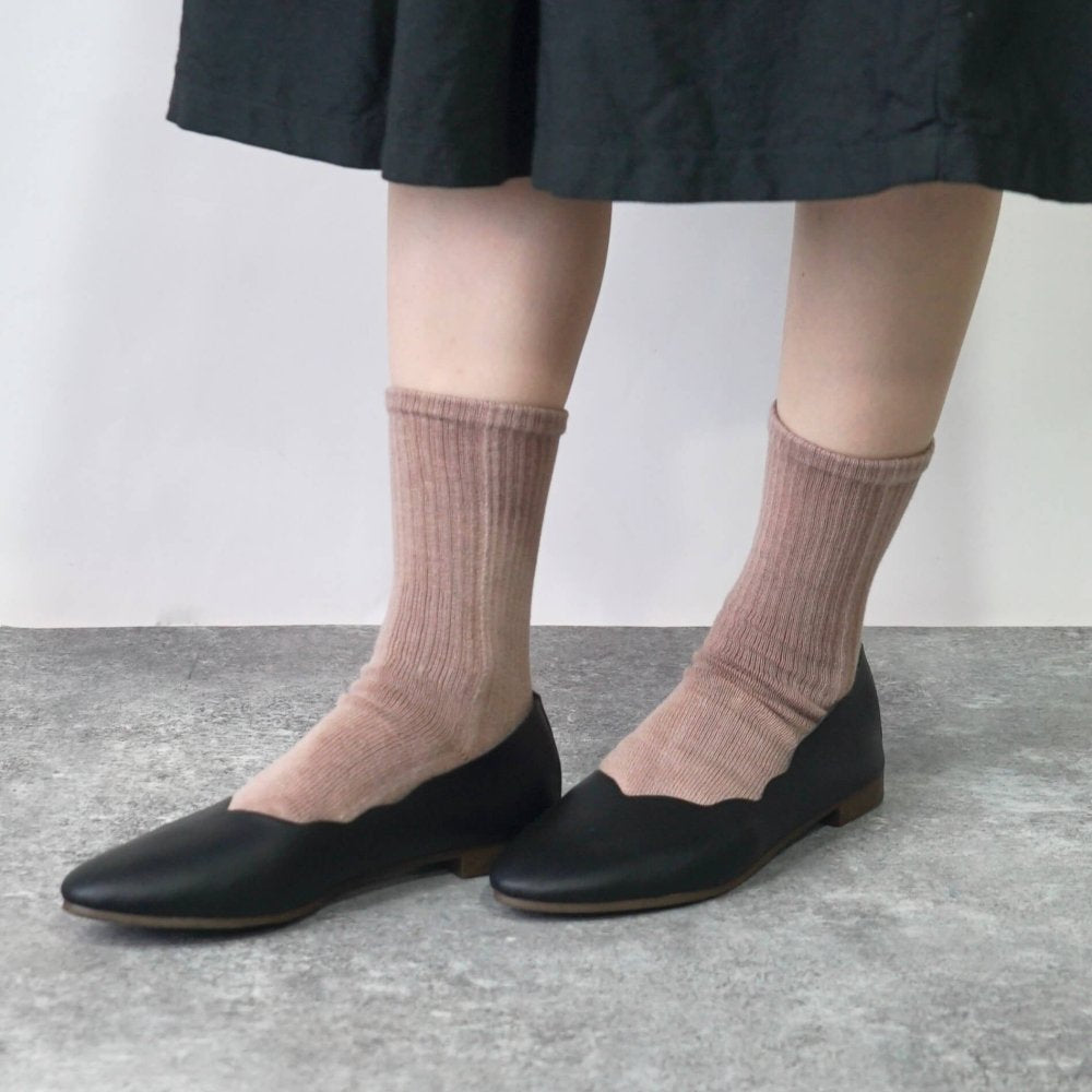 棉質自然襪/草木染6色/22-27厘米