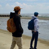 日常揹包帆布包/三河木棉 刺繡編織