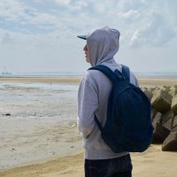 日常揹包帆布包/三河木棉 刺繡編織