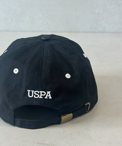 【U.S. POLO ASSN.】 1點刺繡帆布帽