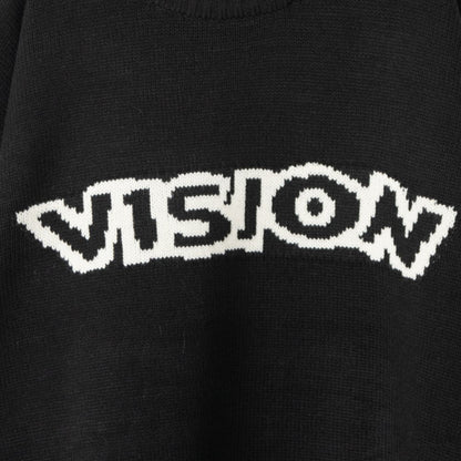 VISION STREET WEAR x 貝蒂·布普 提花針織衫 黑色 (CT6993BK)