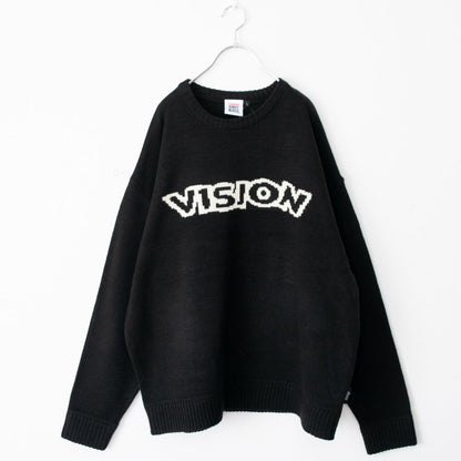 VISION STREET WEAR x 貝蒂·布普 提花針織衫 黑色 (CT6993BK)