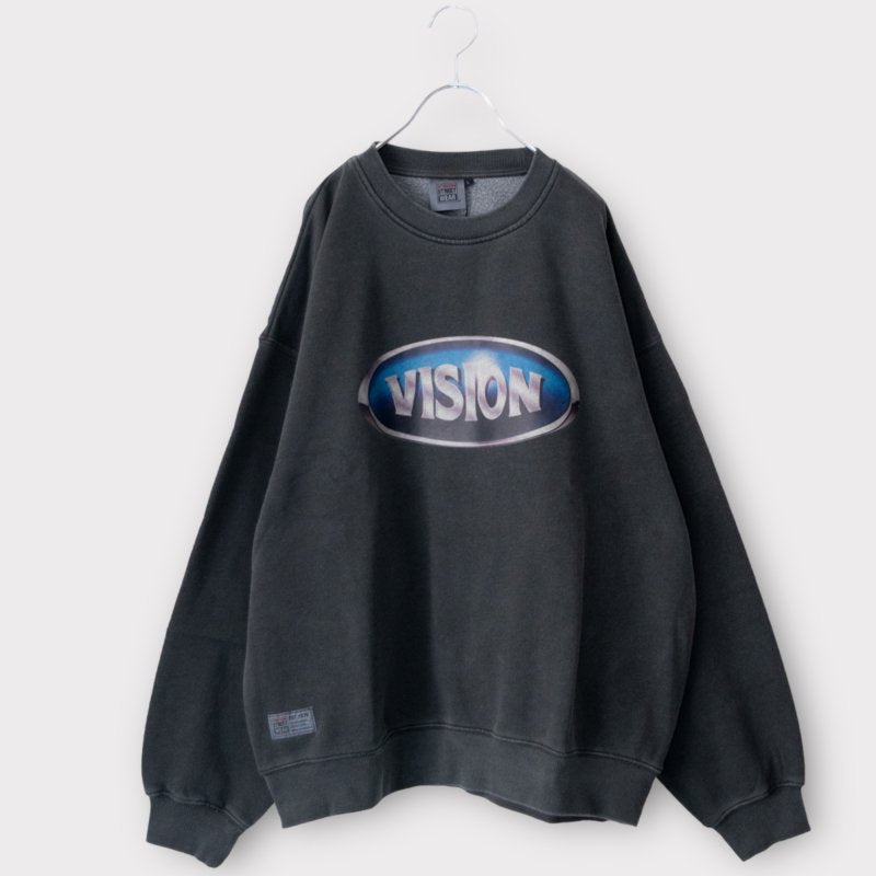 VISION STREET WEAR 顏料金屬圓圈衛衣 炭灰色 (CT6987CH)