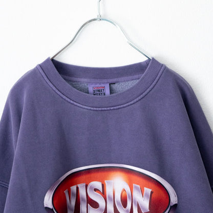 VISION STREET WEAR 顏料金屬圓圈衛衣 紫色 (CT6987PP)