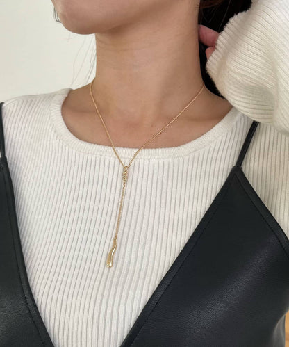〈GOLDY/ゴールディ〉扭曲Y字項鍊