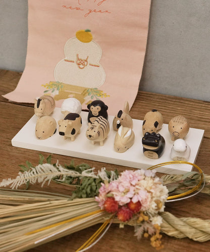 十二生肖擺件套裝（十二生肖+底座）