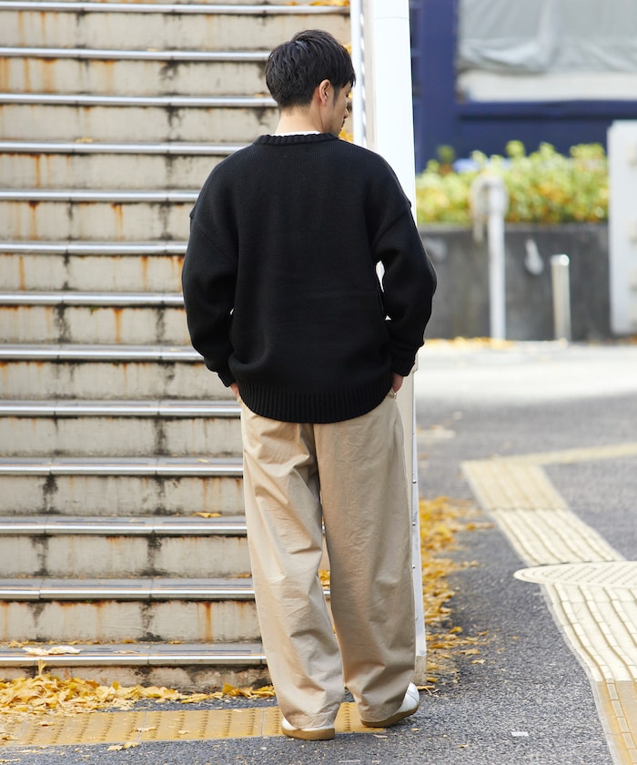 舒適寬鬆款 丙烯酸纖維針織套頭衫